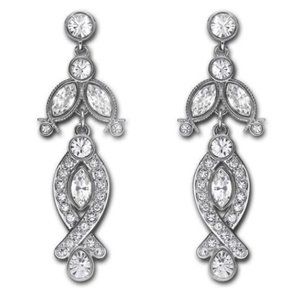 Swarovski Strawberry Dangling Pierced Earrings